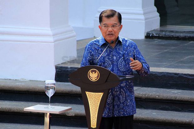 JK Keluhkan Laju Pertumbuhan Ekonomi Indonesia Kurang Kencang