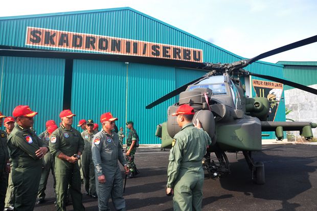 Diperkuat 8 Heli Apache, TNI AD Makin Handal