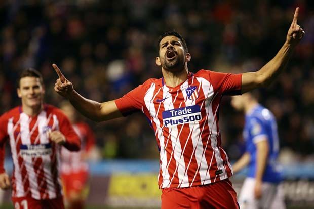 Cuma Butuh 5 Menit, Diego Costa Cetak Gol di Debut Bersama Atletico