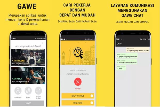 Gawe, Aplikasi Bantu UKM Mendapatkan Karyawan dengan Mudah
