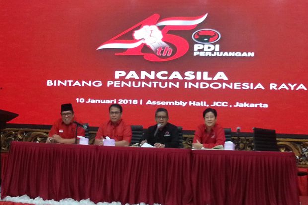 HUT Ke-45, PDI-P Usung Tema Pancasila Bintang Penuntun Indonesia Raya