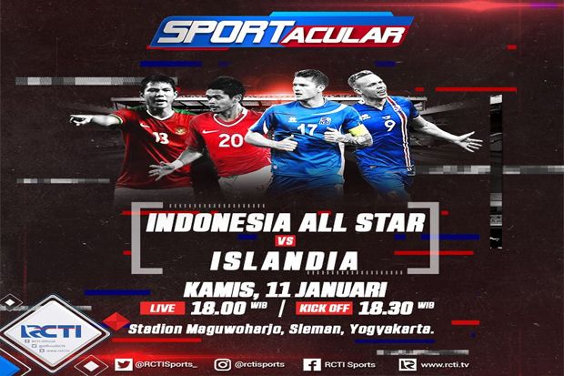 Susunan Pemain Indonesia Selection vs Timnas Islandia