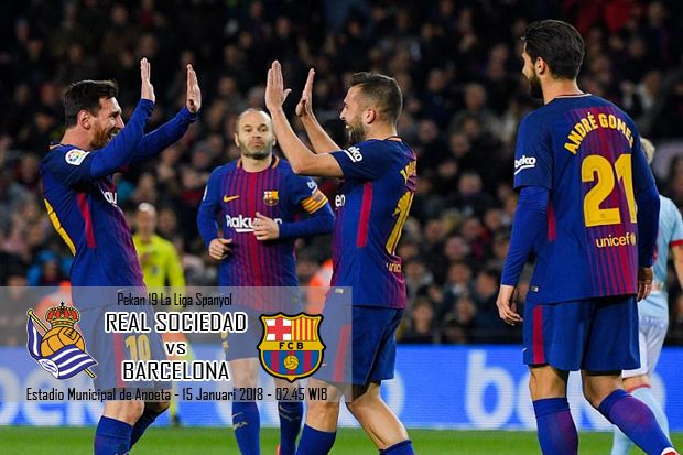 Preview Real Sociedad vs Barcelona: Tim Tamu Tanpa Tekanan