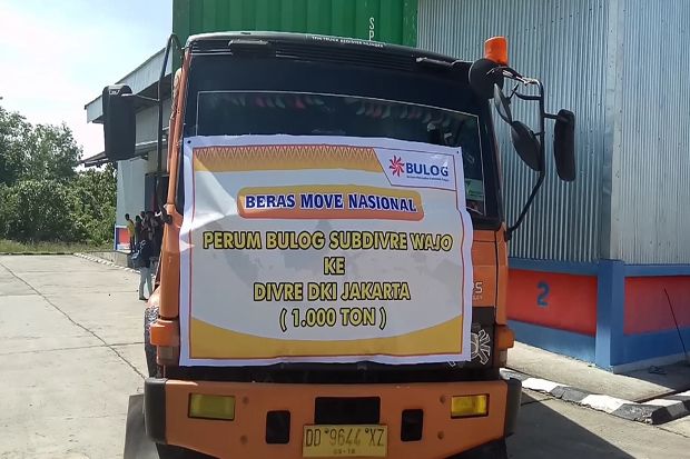 Bulog Wajo Salurkan 3.000 Ton Beras ke DKI Jakarta