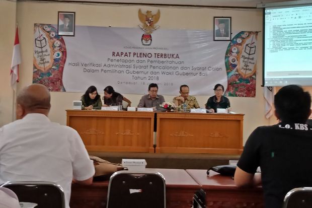 KPU Bali: Seluruh Bakal Calon Gubernur Penuhi Syarat Kesehatan