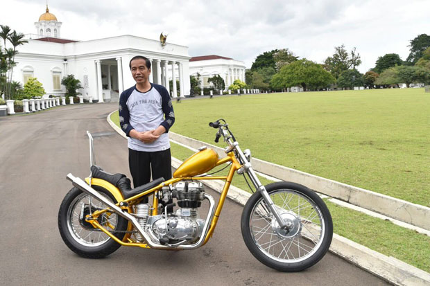 Aura Sangar dan Bandel Menempel Kuat di Motor Chopper Jokowi