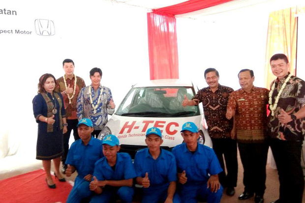 Honda Canangkan Pendidikan Dasar Teknisi Honda di SMKN 2 Medan