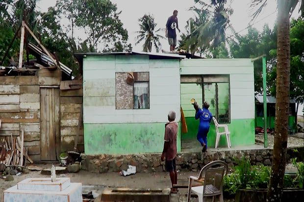 Angin Puting Beliung Terjang Maluku Tengah, Empat Rumah Rusak