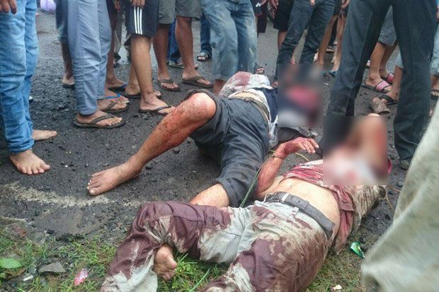 Dua Pencuri di Pasar Suwono Semarang Babak Belur Dihajar Massa
