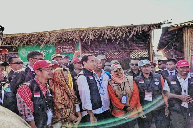 Jokowi Kunjungi Klinik IHA untuk Pengungsi Rohingya di Bangladesh