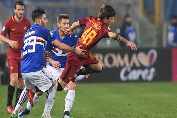 Sampdoria Permalukan AS Roma di Depan Pendukungnya