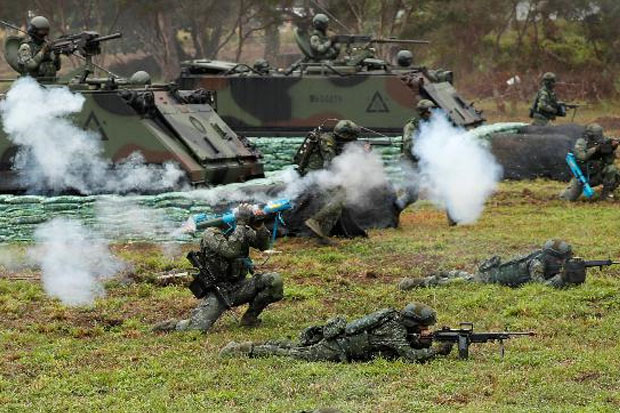 Taiwan Gelar Latihan Perang