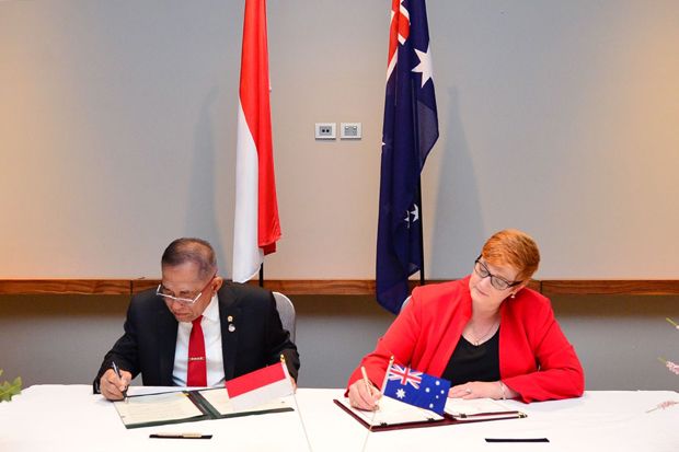 Menhan RI dan Australia Gelar Pertemuan Bilateral Bahas Isu Strategis