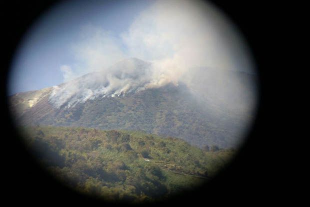 Api Mengamuk di Puncak Gunung Talang, Puluhan Hektare Ludes Terbakar