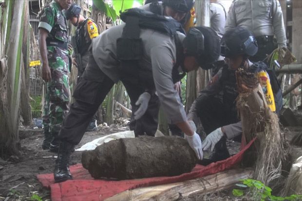 Heboh, Warga Jombang Temukan Bom Seberat 80 Kg