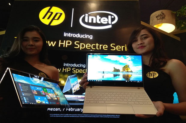 HP Luncurkan Seri Spectre Laptop Layar Sentuh di Medan