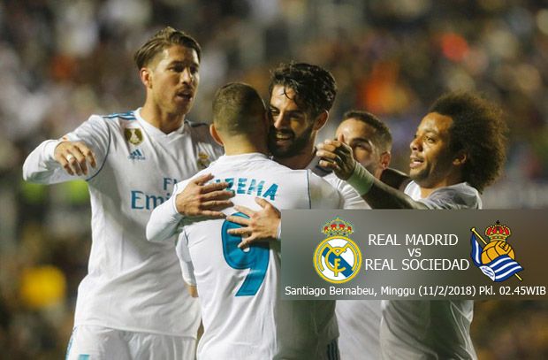 Preview Real Madrid vs Real Sociedad: Menuntut Konsistensi