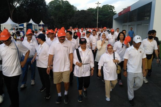 Tunjukkan Kesiapan Asian Games, Kemlu RI Gelar Diplomatic Fun Walk