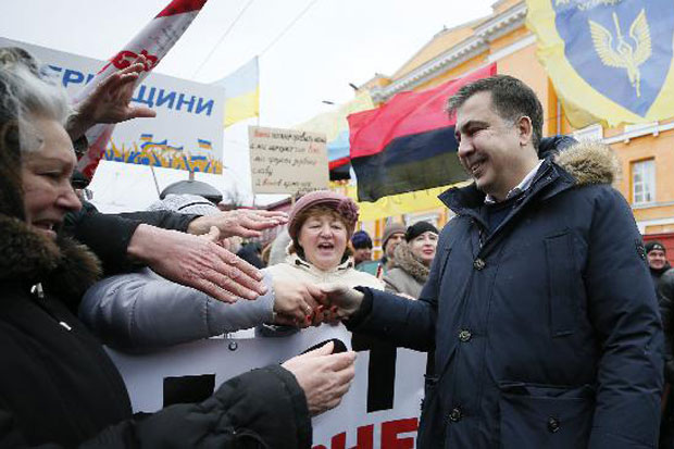 Mantan Presiden Georgia Mikheil Saakashvili Diculik
