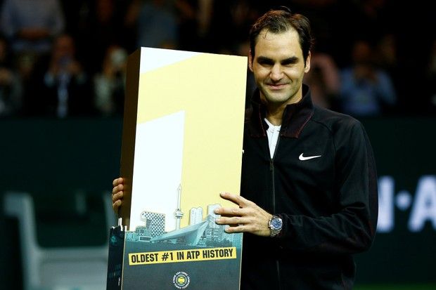 Kembali ke Peringkat 1 Dunia, Federer Cetak Rekor Baru
