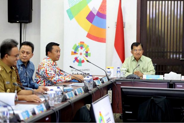 Jusuf Kalla: Venue Asian Games di Senayan Sudah 90%
