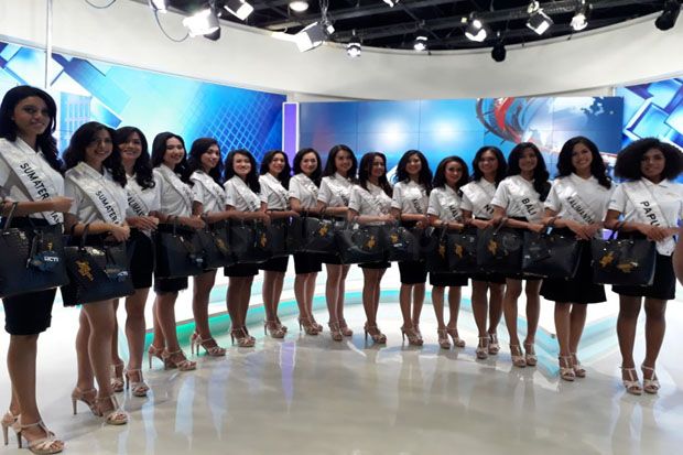 34 Finalis Miss Indonesia 2018 Kunjungi Redaksi MNC Media