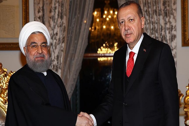 Lewat Telepon, Erdogan dan Rouhani Bahas Masalah Suriah