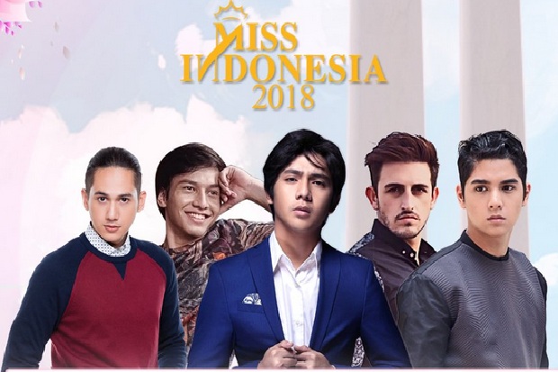 5 Model Tampan Ini Siap Dampingi 5 Finalis Miss Indonesia 2018
