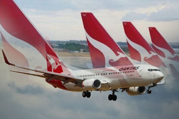 Qantas Airways Cetak Rekor Perolehan Laba Enam Bulan
