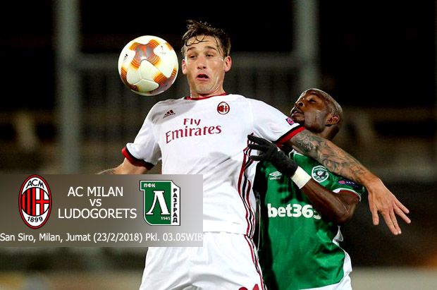 Preview AC Milan vs Ludogorets: Rossoneri Enggan Jemawa