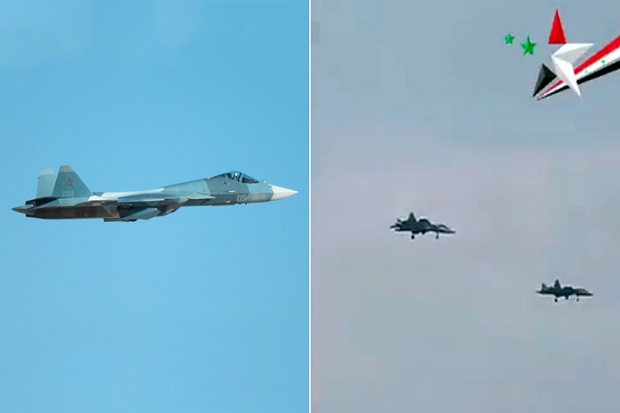 Rusia Diduga Kerahkan Jet Tempur Su-57 dalam Perang Suriah