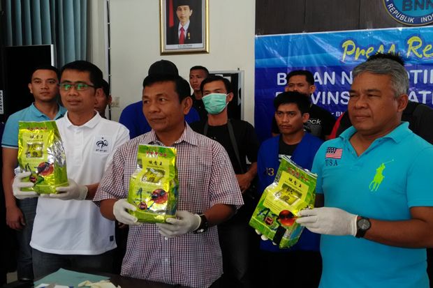 BNN Sumsel Gagalkan Peredaran 3 Kg Sabu di Palembang