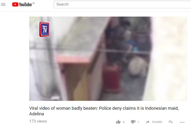 Viral Video Penyiksaan, Polisi Malaysia Bantah Itu TKI Adelina