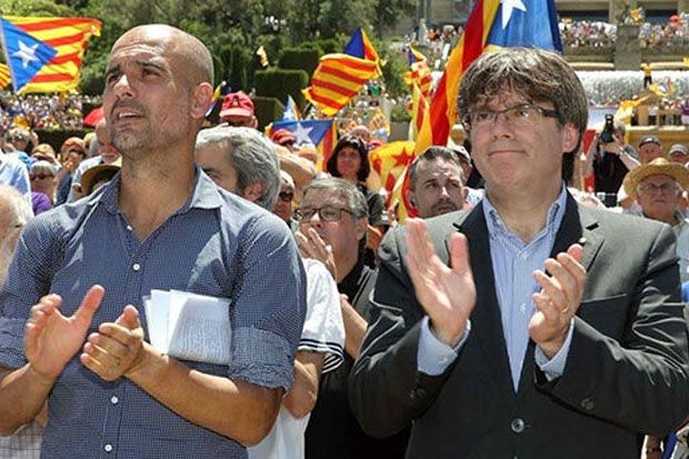 Pesawat Pribadi Guardiola Digeledah Polisi Spanyol Terkait Pemimpin Catalan
