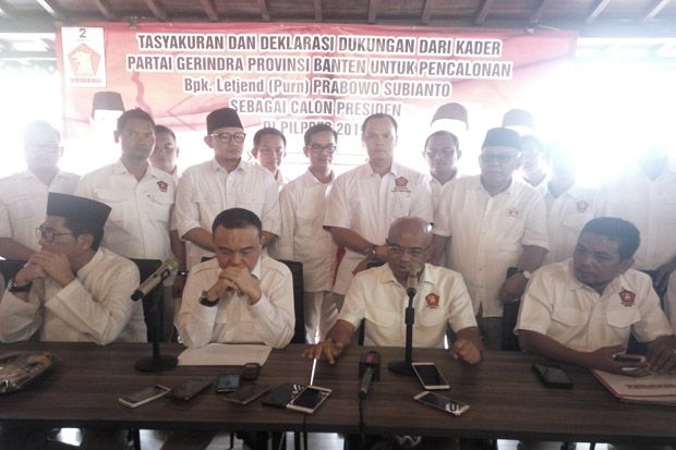 Maret, Gerindra Akan Deklarasikan Prabowo Subianto sebagai Capres