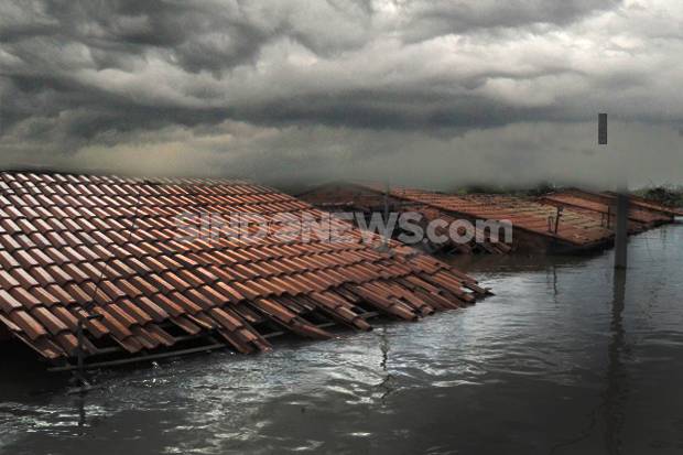 6 Kecamatan di Lamongan Masih Terendam Banjir Luapan Bengawan Solo