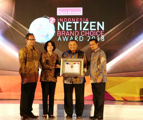 Pos Indonesia Raih Indonesia Netizen Brand Choice Award 2018