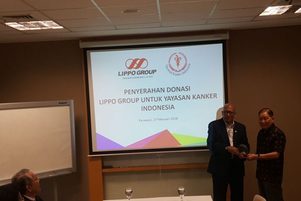 Lippo Group Beri Donasi untuk Yayasan Kanker Indonesia