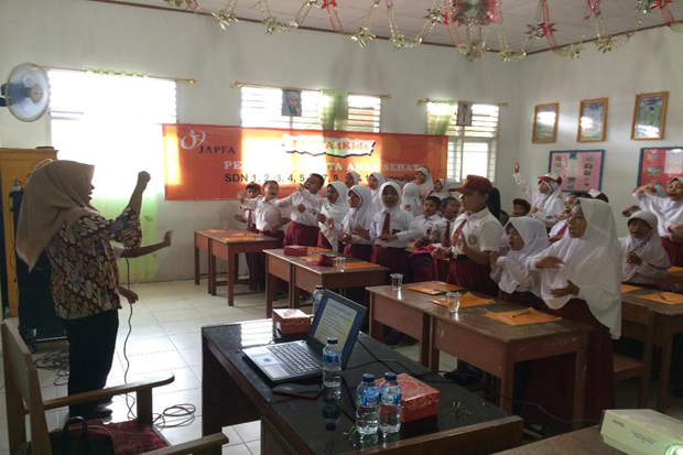JAPFA Latih Guru dan Siswa 10 Sekolah Dasar di Gorontalo
