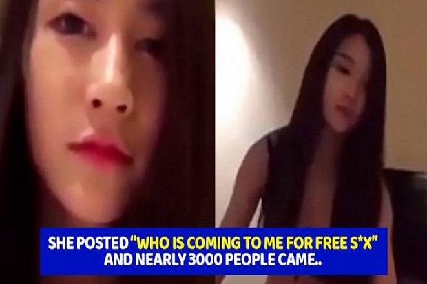 Viral Tawaran Seks Gratis, Blogger Cantik China Ditangkap Polisi