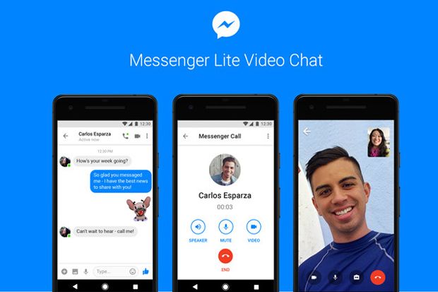 Facebook Tambahkan Opsi Video Chat di Messenger Lite Android