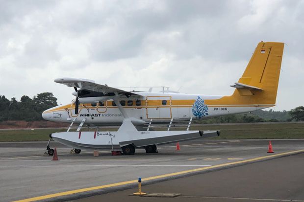 Setelah Mendarat di Pantai Ocarina, Pesawat Airfast Kini Berada di Hang Nadim