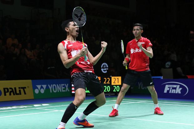 Fajar/Rian Senang Singkirkan Juara Dunia di Semifinal