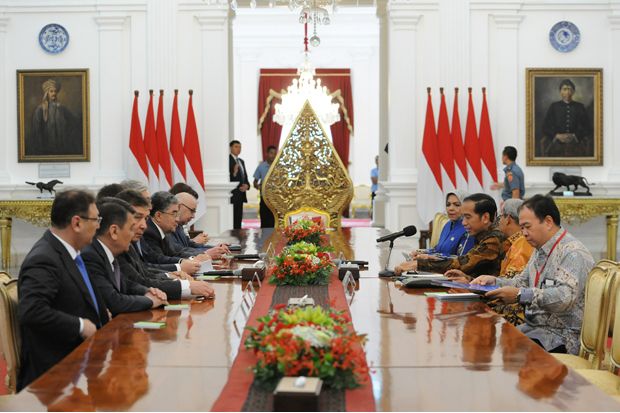 Presiden Jokowi Terima Delegasi Parlemen Kazakhstan