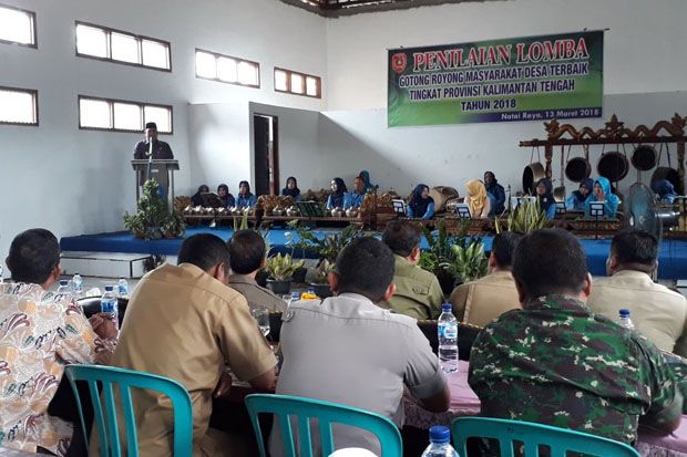 Desa Natai Raya Wakili Kobar dalam Lomba Gotong Royong Tingkat Kalteng