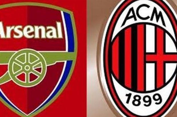 Susunan Pemain Arsenal vs AC Milan