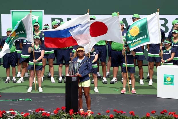 Naomi Osaka Petenis Termuda Juara Indian Wells