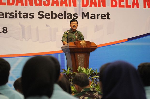 Kuliah Umum, Panglima TNI Gelorakan Kecintaan kepada Pancasila