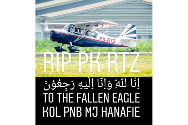 Kolonel Pnb MJ Hanafie Jadi Korban Kecelakaan Pesawat Latih di Cilacap