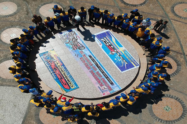 Komunitas Suzuki GSX Kampanyekan Safety Riding di Kendari - Kolaka